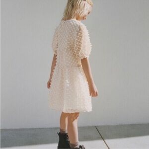 Zara Girl Voluminous Dotted Mesh Dress size 10 (140cm)